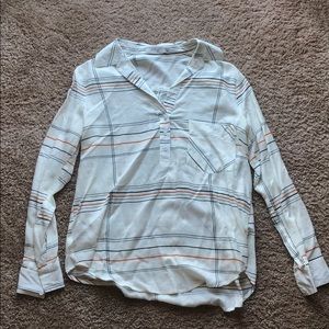 Long Sleeve Cream Blouse